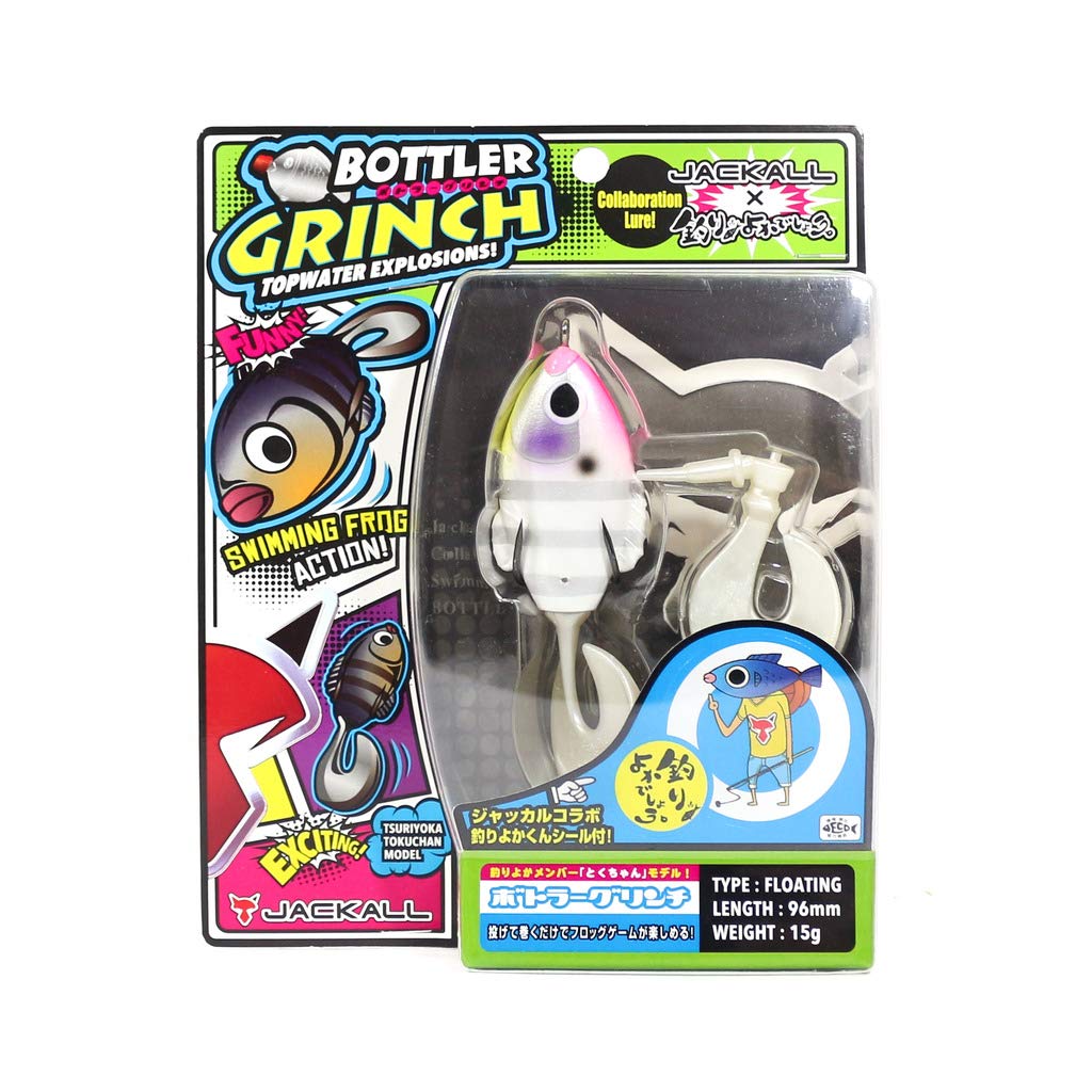 JACKALL Fishing Collaboration Lure Frog Bottler Grinch 96mm 15g White Bottler Gill
JACKALL Fishing Collaboration Lure Frog Bottler Grinch 96mm 15g White Bottler Gill