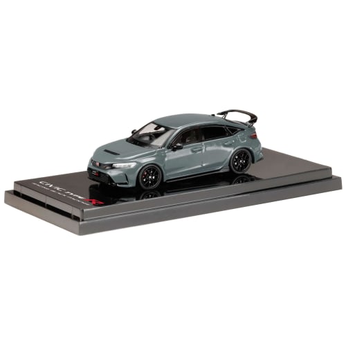 Hobby Japan HJ64 1/64 Scale Honda Civic Type R (FL5) Racing Black Package 2025 Sonic Gray Pearl Finished Model HJ644063GM
Hobby Japan HJ64 1/64 Scale Honda Civic Type R (FL5) Racing Black Package 2025 Sonic Gray Pearl Finished Model HJ644063GM
