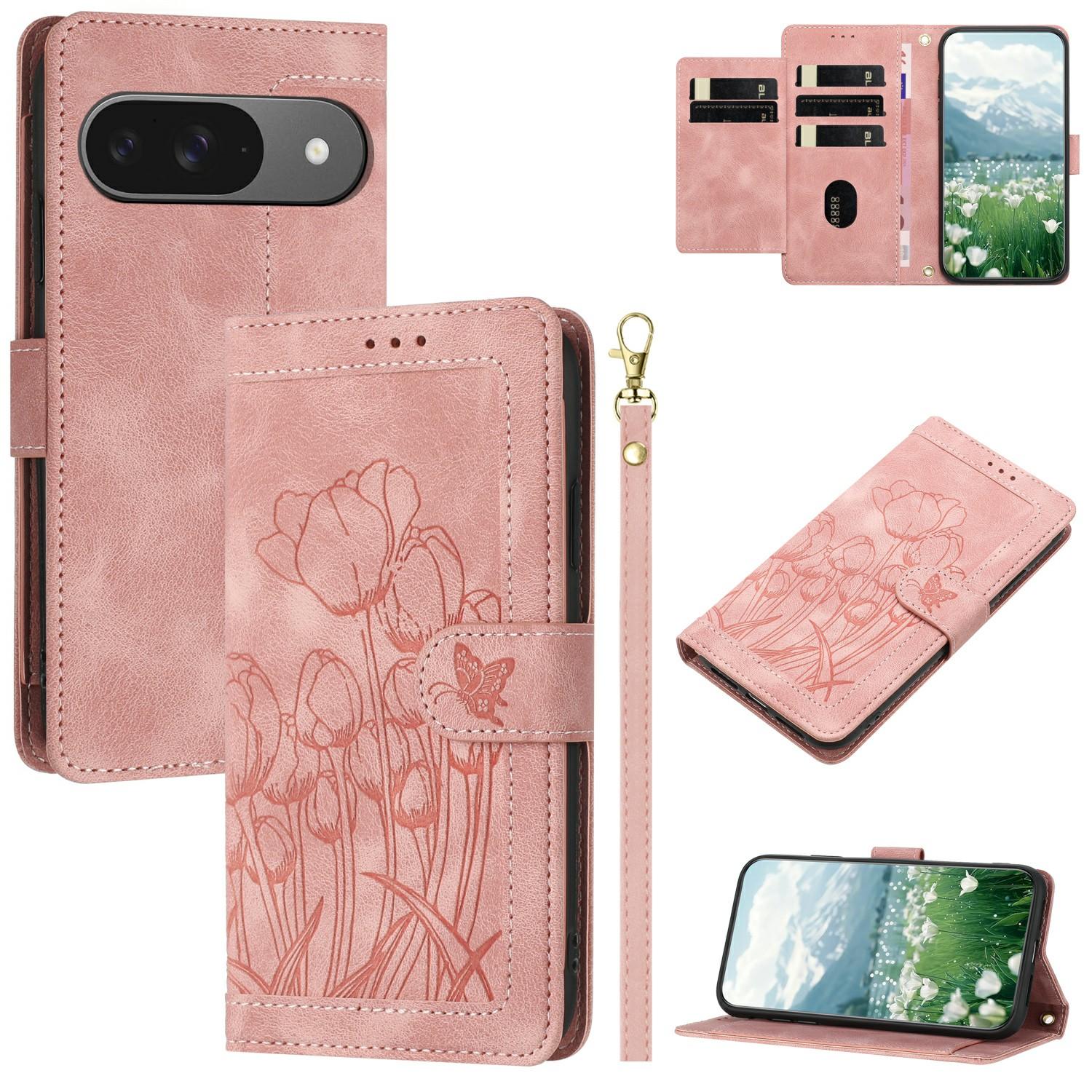 For Google Pixel 9 Pro/Pixel 9 Case Tulip Leather Phone Cover with 5 Card Slots Wallet A
For Google Pixel 9 Pro/Pixel 9 Case Tulip Leather Phone Cover with 5 Card Slots Wallet A