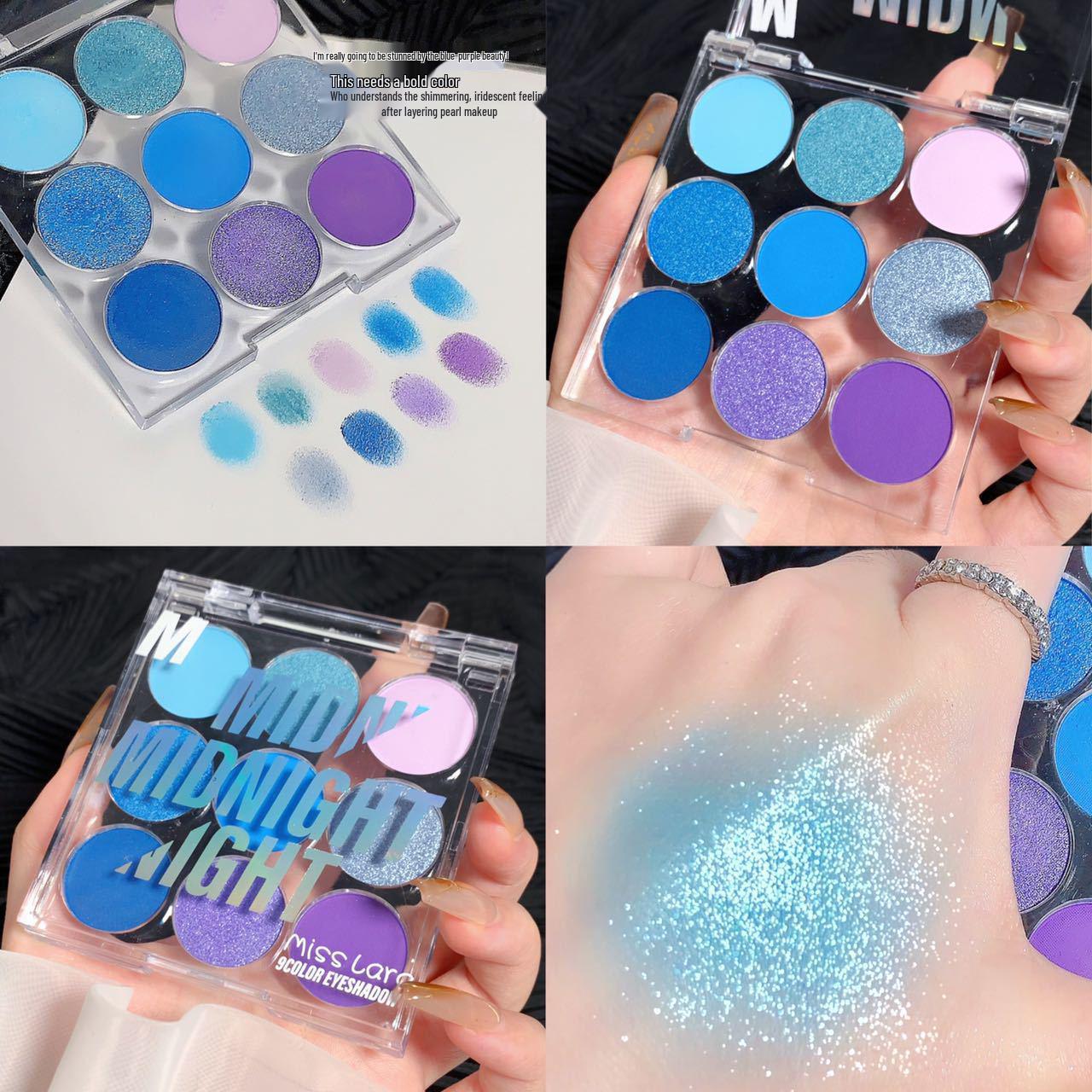 Misslara Nine-Color Long-Lasting Eyeshadow Palette for Stage Performance
Misslara Nine-Color Long-Lasting Eyeshadow Palette for Stage Performance