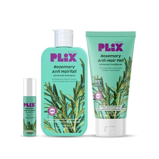 PLIX – THE PLANT FIX Rosemary Anti Hairfall Advanced Kit | Сыворотка с шариковым аппликатором (10мл) + Шампунь (200мл) + Кондиционер (175 мл)
PLIX – THE PLANT FIX Rosemary Anti Hairfall Advanced Kit | Сыворотка с шариковым аппликатором (10мл) + Шампунь (200мл) + Кондиционер (175 мл)