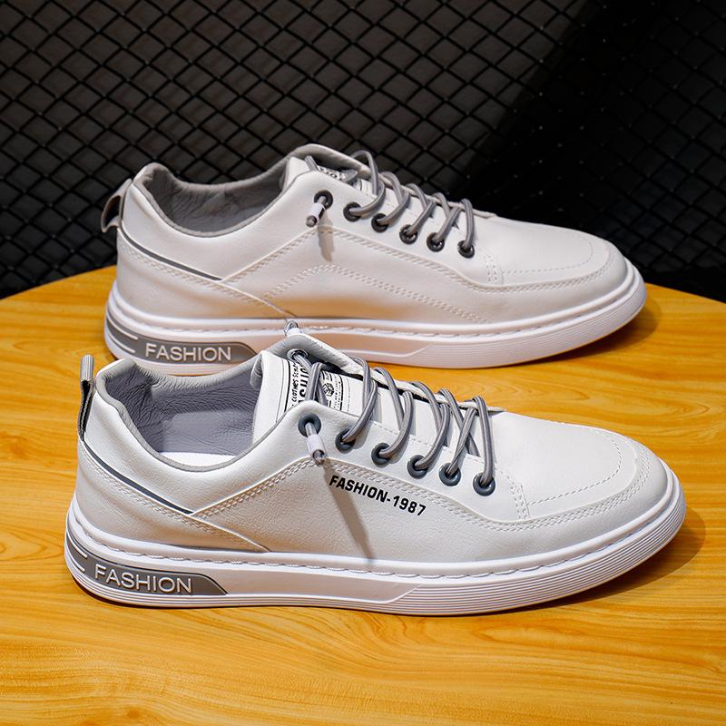 Men s shoes spring new small white shoes leather panel shoes men s casual leather shoes versatile student shoes men s board shoes tide 44 білий
Men s shoes spring new small white shoes leather panel shoes men s casual leather shoes versatile student shoes men s board shoes tide 44 білий