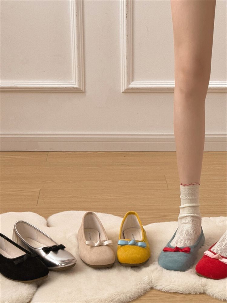 Fairy shoes flat-soled gentle evening shoes single shoes French bow round head ballet shoes female 2024 summer new 35
Fairy shoes flat-soled gentle evening shoes single shoes French bow round head ballet shoes female 2024 summer new 35