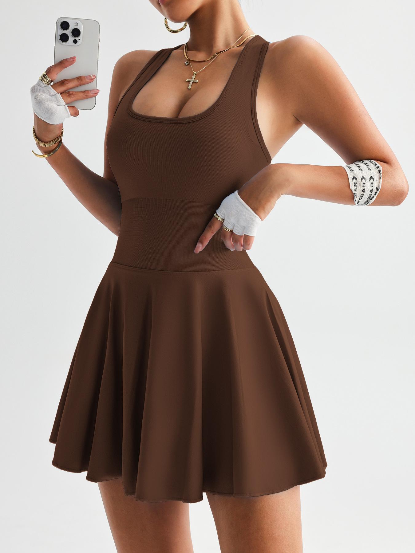 JYL High Strength Yoga Dress Anti Exposure Golf Tennis Skirt L орхідейний
JYL High Strength Yoga Dress Anti Exposure Golf Tennis Skirt L орхідейний