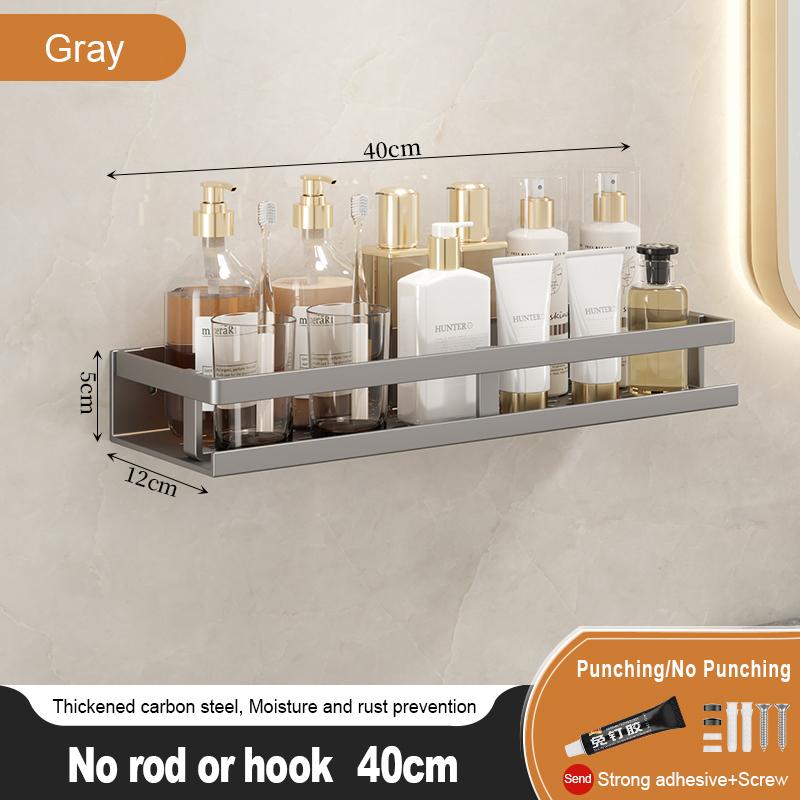 Стеллаж для хранения в ванной комнате, неперфорированный настенный держатель для полотенец, стеллаж для хранения косметики для умывальника из кованого железа
Стеллаж для хранения в ванной комнате, неперфорированный настенный держатель для полотенец, стеллаж для хранения косметики для умывальника из кованого железа