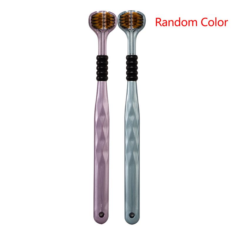 2pcs 3D Stereo Toothbrush Set Ultra Fine Soft Bristles Adult Oral Care 360° Cleaning Tongue Scraper Three-Sided Design
2pcs 3D Stereo Toothbrush Set Ultra Fine Soft Bristles Adult Oral Care 360° Cleaning Tongue Scraper Three-Sided Design