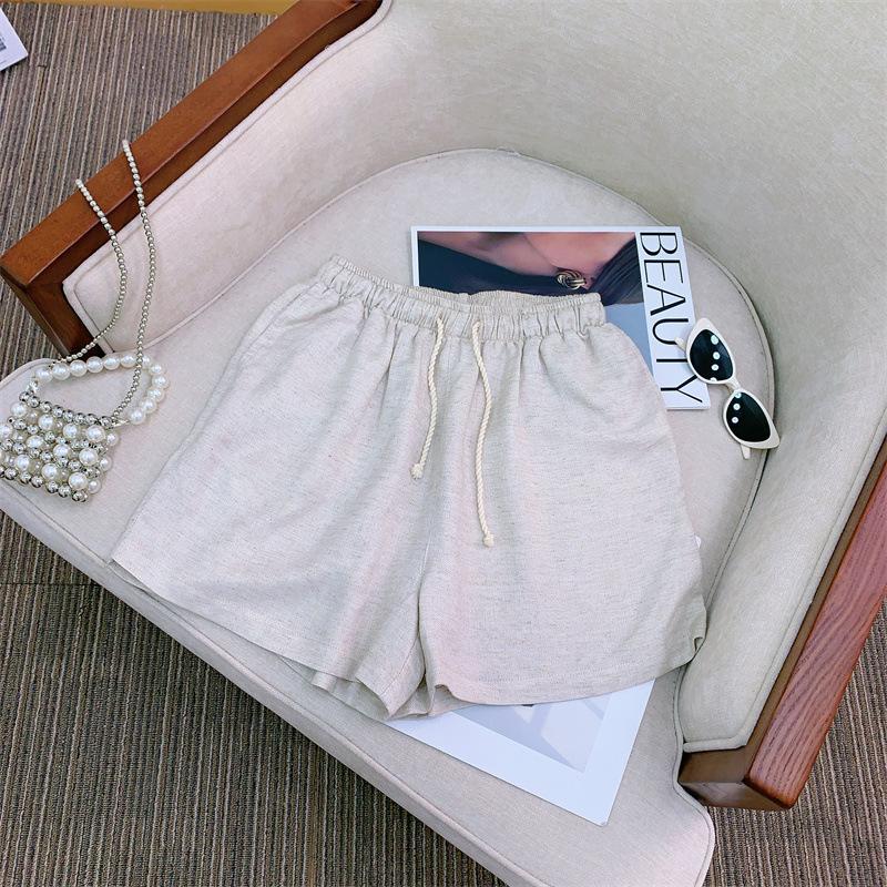 Spring and summer linen retro crew neck rough edge shorts will not be returned or exchanged. L
Spring and summer linen retro crew neck rough edge shorts will not be returned or exchanged. L