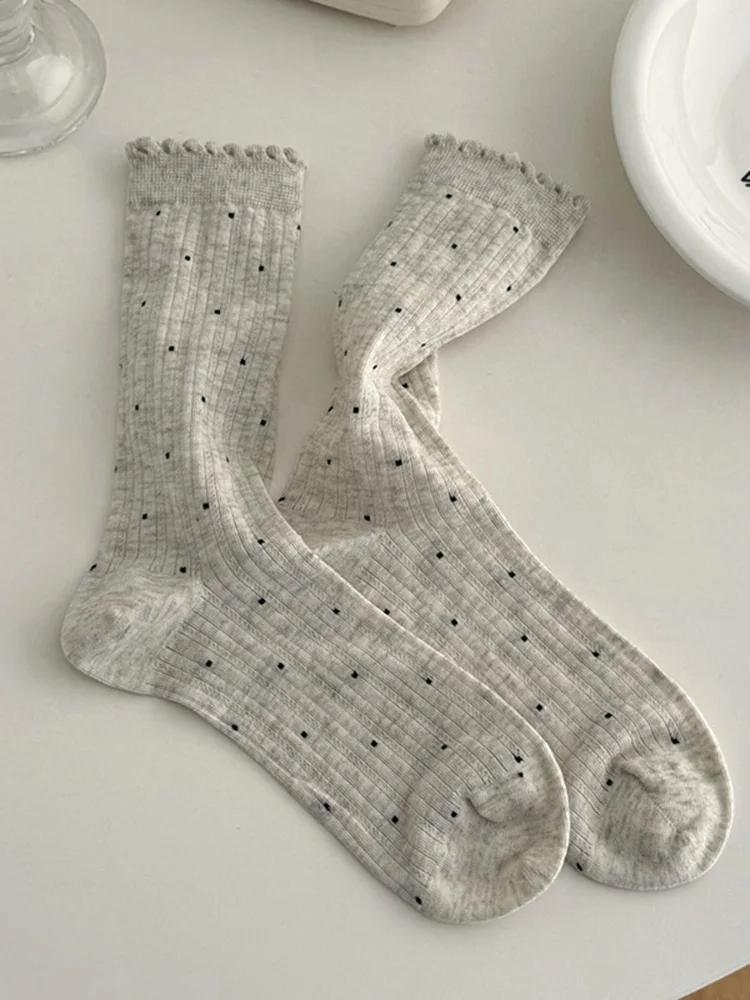 Women Summer Thin Polka Dot Women Socks Retro Harajuku Cotton Crew Socks Girl Fashion Soft Comfortable Japanese Kawaii Cute Sox 35-39 светло-серый
Women Summer Thin Polka Dot Women Socks Retro Harajuku Cotton Crew Socks Girl Fashion Soft Comfortable Japanese Kawaii Cute Sox 35-39 светло-серый