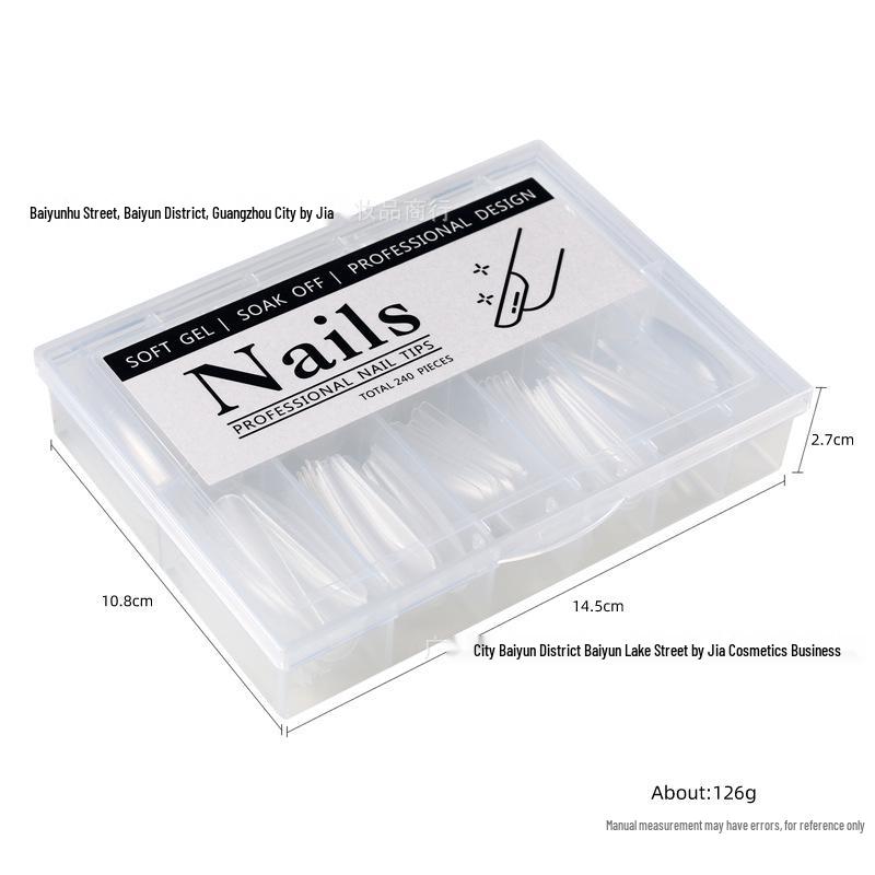 Ultra-Thin Seamless Full & Half Cover Nail Extension Tips with Scale Guide
Ultra-Thin Seamless Full & Half Cover Nail Extension Tips with Scale Guide