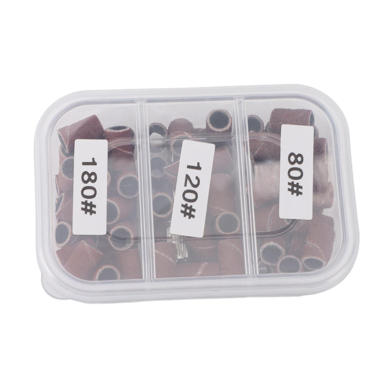 75pcs Nail Art Sanding Caps Dead Skin Removal Manicure Grinding Bands with Mandrel Bit 80 Grit 120 Grit 180 Grit
75pcs Nail Art Sanding Caps Dead Skin Removal Manicure Grinding Bands with Mandrel Bit 80 Grit 120 Grit 180 Grit