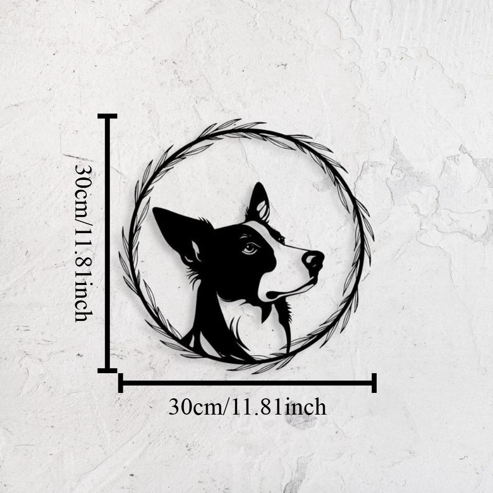 3D Metal Dog Wall Art, Border Collie Silhouette, Veterinary Clinic Decor, Black Iron Sculpture for Home 12in
3D Metal Dog Wall Art, Border Collie Silhouette, Veterinary Clinic Decor, Black Iron Sculpture for Home 12in