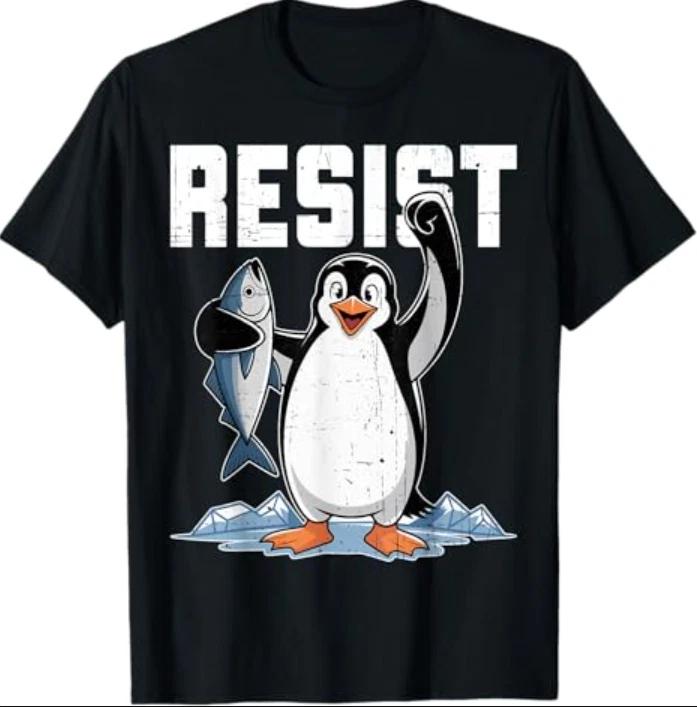 Resist Penguin Activism Graphic Design T-Shirt 3XL
Resist Penguin Activism Graphic Design T-Shirt 3XL