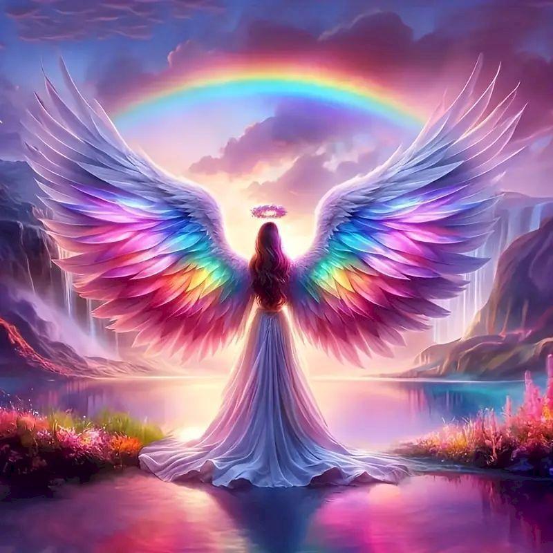 CHENISTORY Diamond Painting Rainbow Angel Wings Landscape Full Square Round Mosaic Embroidery Mosaic Art Home Wall Decor Gift Full Round 25x25cm синий
CHENISTORY Diamond Painting Rainbow Angel Wings Landscape Full Square Round Mosaic Embroidery Mosaic Art Home Wall Decor Gift Full Round 25x25cm синий