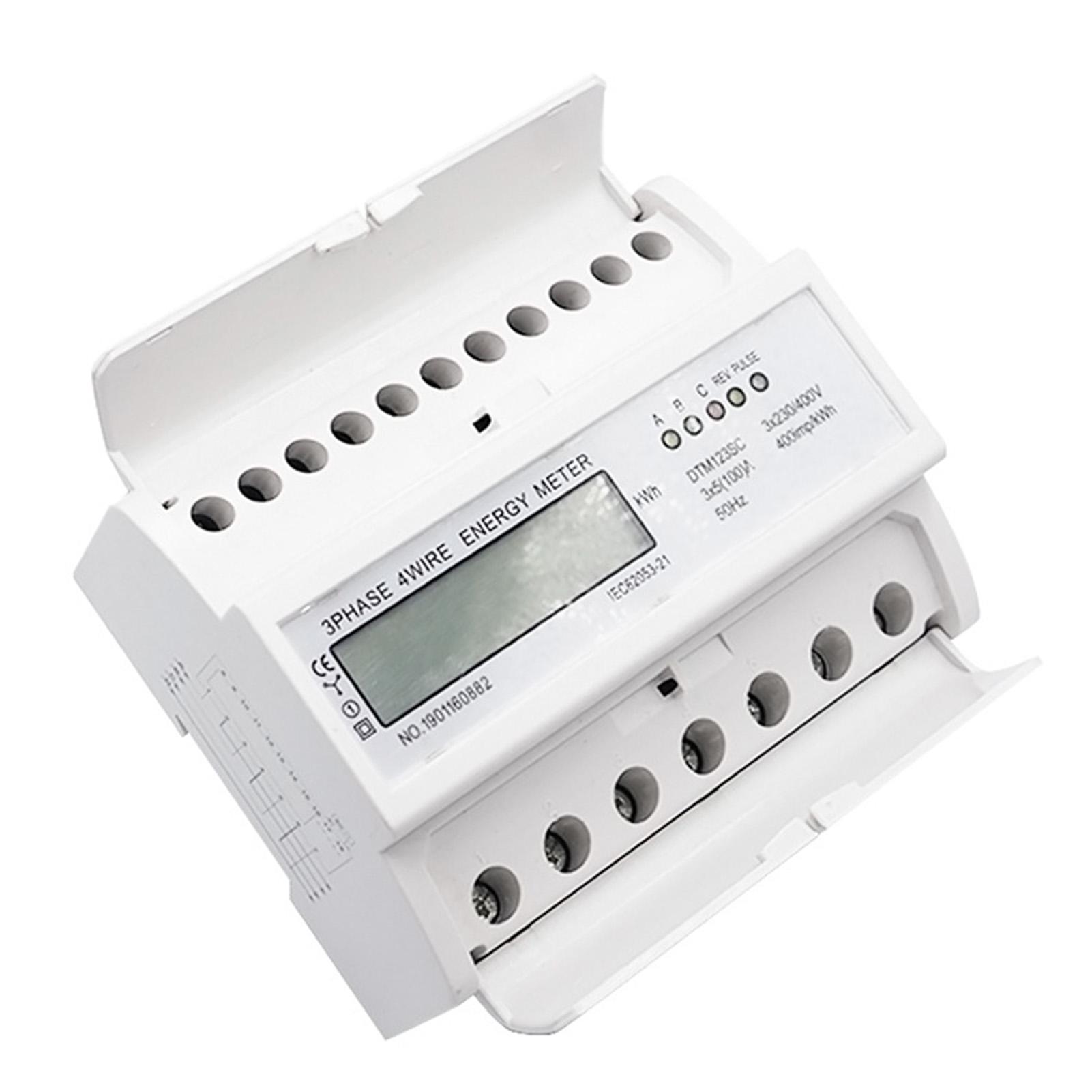 Цифровий 3-фазний лічильник енергії РК-дисплей Білий ABS Корпус 50 Гц Монітор використання електроенергії 230 400 В білий
Цифровий 3-фазний лічильник енергії РК-дисплей Білий ABS Корпус 50 Гц Монітор використання електроенергії 230 400 В білий