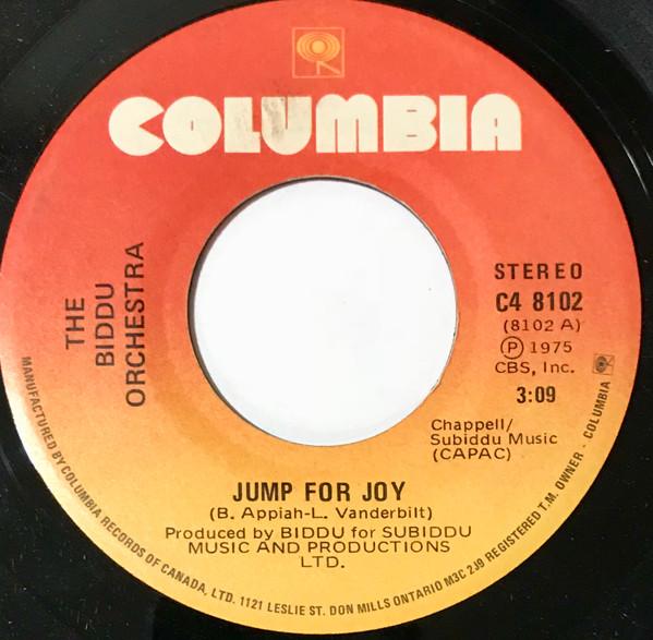 7inch Record BIDDU ORCHESTRA - Jump For Joy / Blue-Eyed Soul C48102 Columbia 1975 Canada Soul/Funk Used
7inch Record BIDDU ORCHESTRA - Jump For Joy / Blue-Eyed Soul C48102 Columbia 1975 Canada Soul/Funk Used