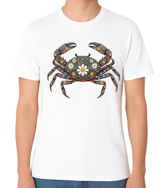 Floral Crab Art T-Shirt Decorative Ocean Animal Illustration Unisex Tee 5XL різнокольоровий
Floral Crab Art T-Shirt Decorative Ocean Animal Illustration Unisex Tee 5XL різнокольоровий