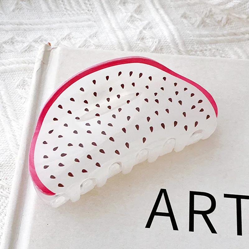 Accessories Japanese And Korean Cute Fruit Grab Clip Back Head Shark Clip Pan Hair Clip Large Ponytail Clip Hair Accessories
Accessories Japanese And Korean Cute Fruit Grab Clip Back Head Shark Clip Pan Hair Clip Large Ponytail Clip Hair Accessories