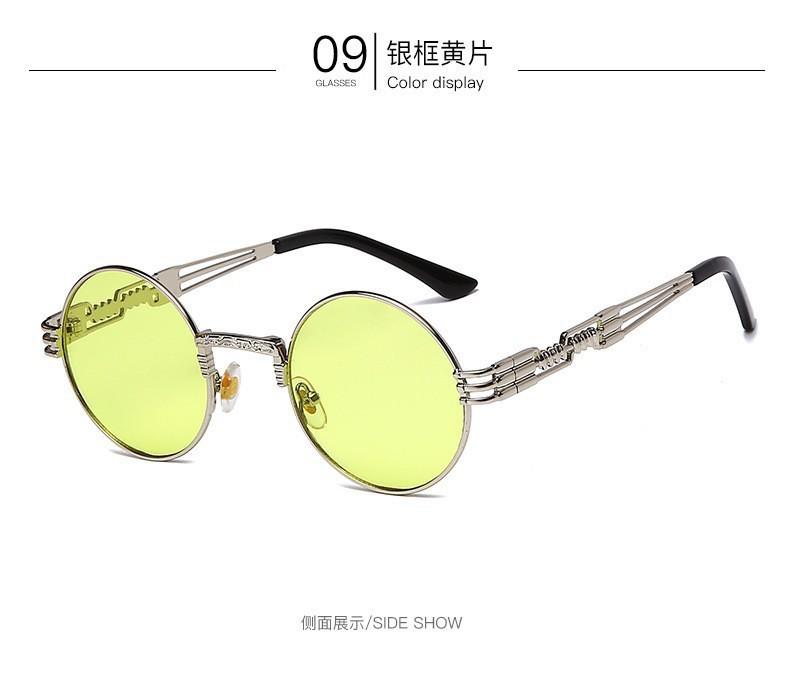 Винтажные солнцезащитные очки Punk Steam Prince Glasses Мужские очки в металлической круглой оправе Spring Glasses Frame Женские солнцезащитные очки
Винтажные солнцезащитные очки Punk Steam Prince Glasses Мужские очки в металлической круглой оправе Spring Glasses Frame Женские солнцезащитные очки