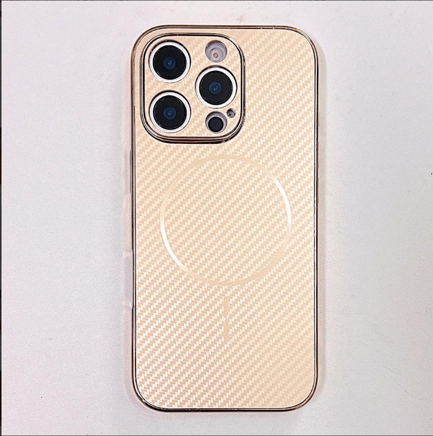Premium Carbon Fiber Magnetic Edge Case for iPhone 17/16 Pro/15 14 Pro золотой
Premium Carbon Fiber Magnetic Edge Case for iPhone 17/16 Pro/15 14 Pro золотой