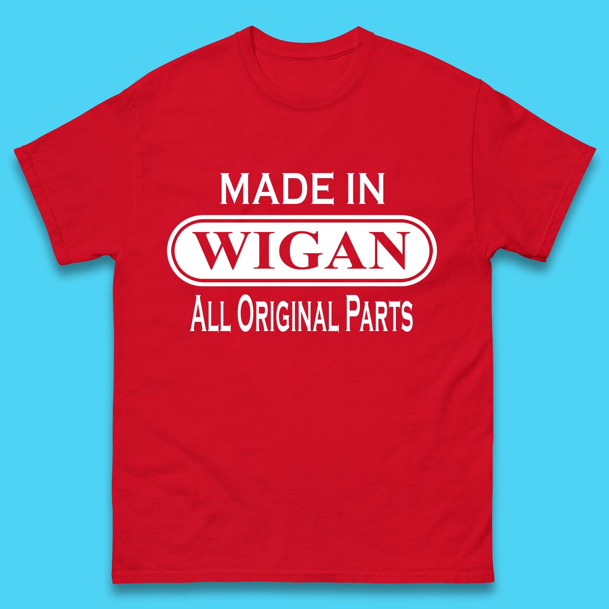 Made In Wigan All Original Parts Vintage Retro Birthday Town In Greater Manchester, England Gift Mens Tee Top XL
Made In Wigan All Original Parts Vintage Retro Birthday Town In Greater Manchester, England Gift Mens Tee Top XL