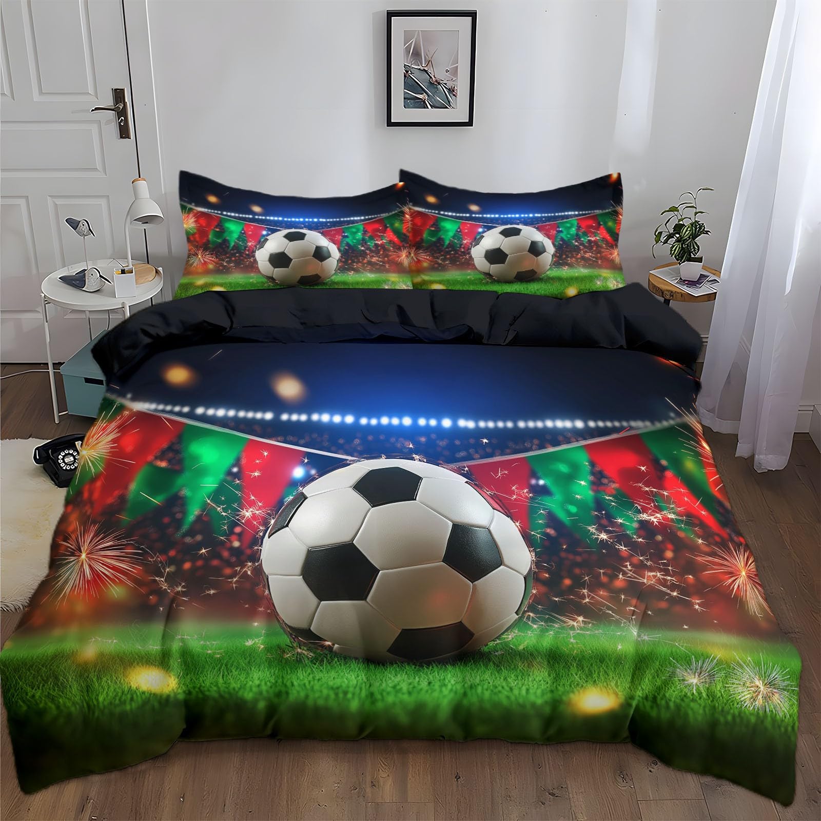 Stadium Duvet Cover Sets for Teens Adults Quilt Covers Queen Lightweight Down BedRoom Decor 2 Pillowcases 1 Duvet Cover No Quilt (135x200cm)
Stadium Duvet Cover Sets for Teens Adults Quilt Covers Queen Lightweight Down BedRoom Decor 2 Pillowcases 1 Duvet Cover No Quilt (135x200cm)