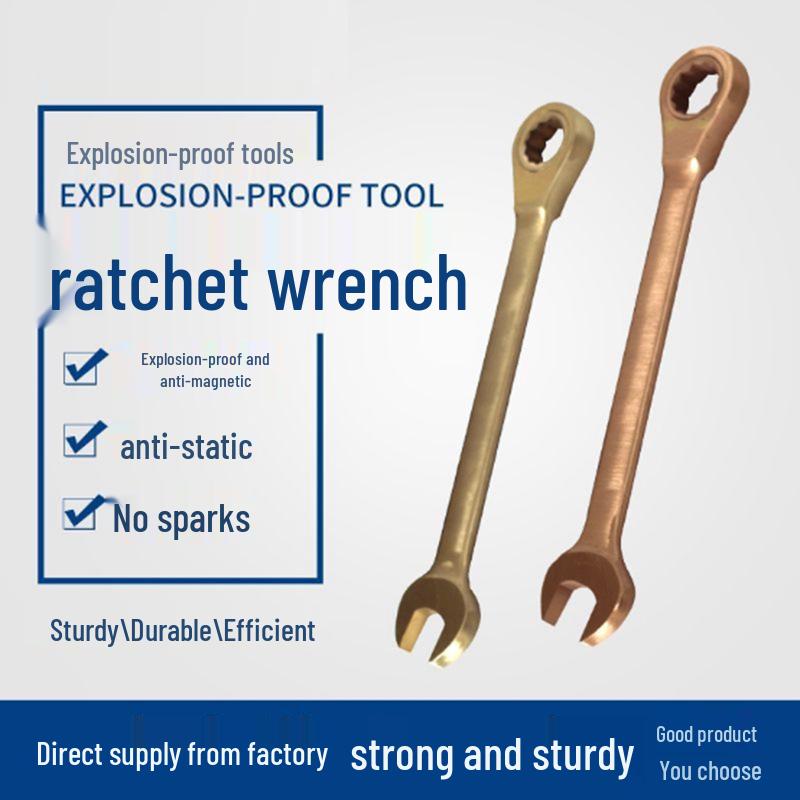 Huanhai Explosion-Proof Copper Ratchet Open-End Wrench 8mm
Huanhai Explosion-Proof Copper Ratchet Open-End Wrench 8mm