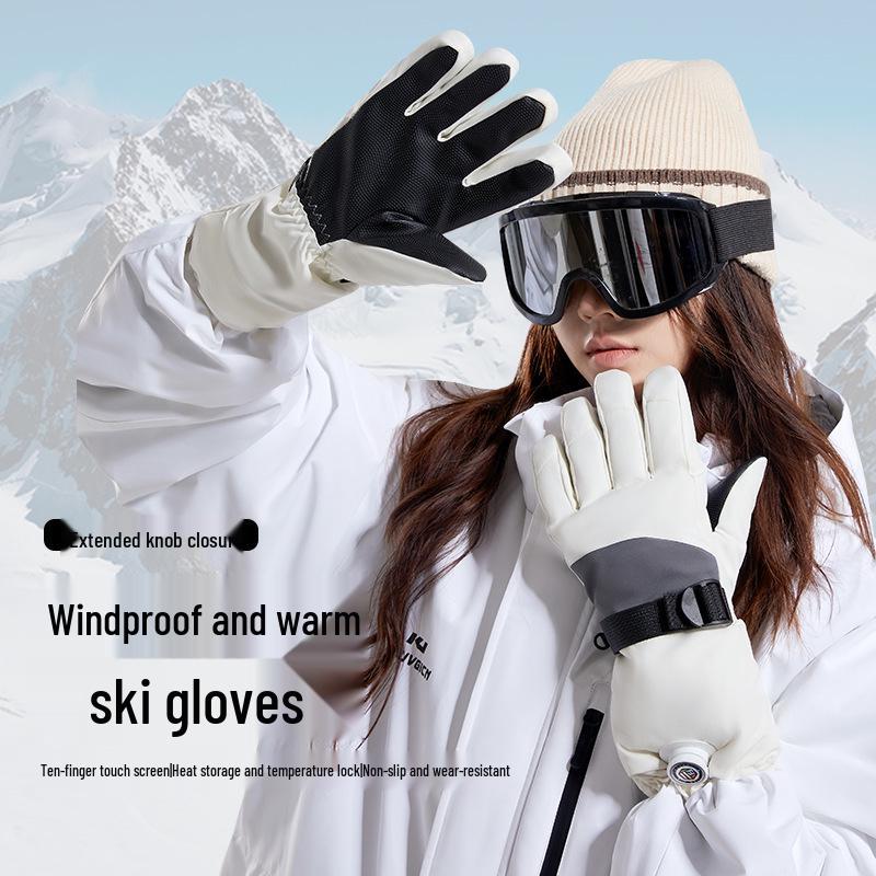 Windproof Waterproof Electric Bicycle Riding Gloves: Warm, Winter-Proof, Wear-Resistant Ski Gloves with Knob Tightening for Cold Protection. M
Windproof Waterproof Electric Bicycle Riding Gloves: Warm, Winter-Proof, Wear-Resistant Ski Gloves with Knob Tightening for Cold Protection. M