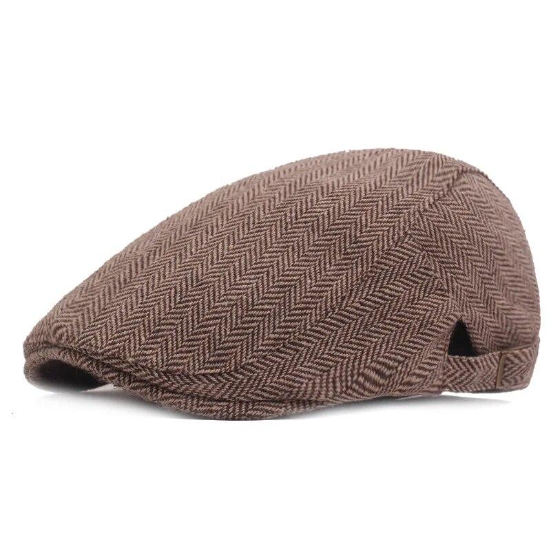 Men Retro Herringbone Grid Newsboy Caps British Painters Hats Spring and Summer Adjustable Flat Cap Hip Hop Berets коричневый
Men Retro Herringbone Grid Newsboy Caps British Painters Hats Spring and Summer Adjustable Flat Cap Hip Hop Berets коричневый