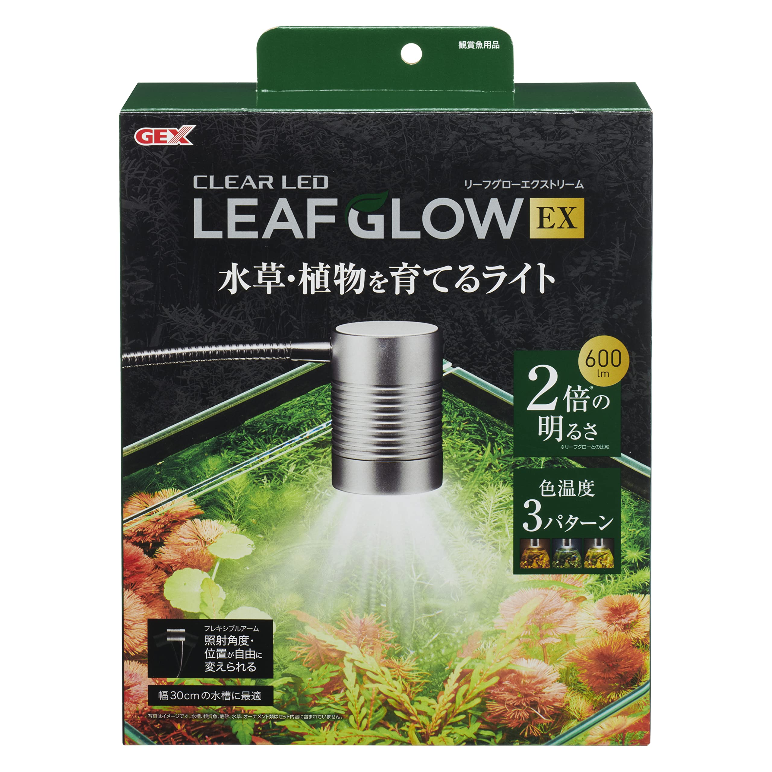 GEX Clear LED Leaf Glow EX 3 types of color temperature Brightness 2WAY installation Aquatic ornamental fish 1 piece plants, plants, (x 1) чистый
GEX Clear LED Leaf Glow EX 3 types of color temperature Brightness 2WAY installation Aquatic ornamental fish 1 piece plants, plants, (x 1) чистый