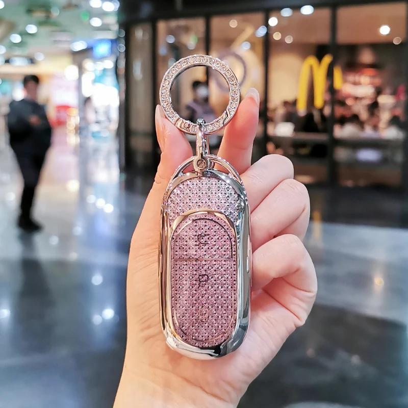 Suitable for leapmotor keycase T03 C11 S01 C01 C16 C10 23 keycover key shell keychain Sparkling Car Key Case Cute Bear Keychain
Suitable for leapmotor keycase T03 C11 S01 C01 C16 C10 23 keycover key shell keychain Sparkling Car Key Case Cute Bear Keychain