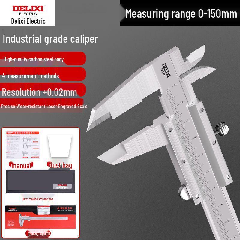 High-Precision Small Mechanical Vernier Caliper - New Model with Free Shipping
High-Precision Small Mechanical Vernier Caliper - New Model with Free Shipping