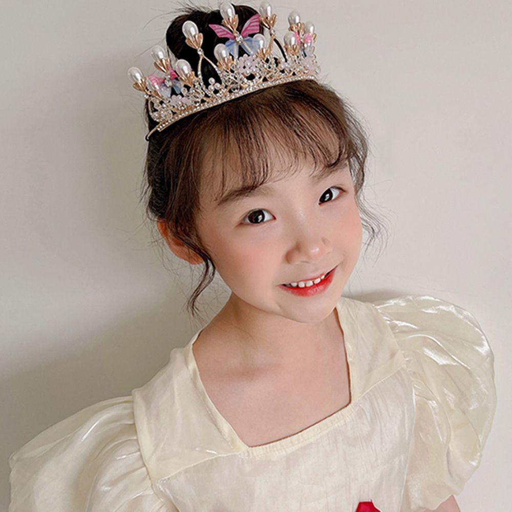 French Sweet Lovely Princess Pearl Children s Hair Ornament Crown Headdress Korean Hair Hoop золотой
French Sweet Lovely Princess Pearl Children s Hair Ornament Crown Headdress Korean Hair Hoop золотой