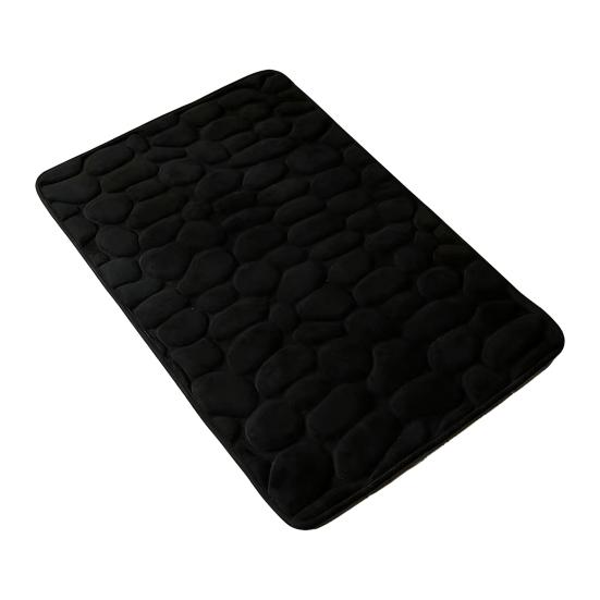 Memory Foam Bathroom Mat Non-Slip PVC Backing Super Soft Absorbent Memory Foam Bath Rug with 3D Embossed Pebble Design Floor Mat 60x90cm чорний
Memory Foam Bathroom Mat Non-Slip PVC Backing Super Soft Absorbent Memory Foam Bath Rug with 3D Embossed Pebble Design Floor Mat 60x90cm чорний