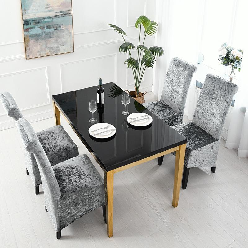 Velvet Plush Dining Chair Covers, Stretch Chaircover, Spandex High Chairs Protector Covers Seat Slipcover with Elastic 1 piece
Velvet Plush Dining Chair Covers, Stretch Chaircover, Spandex High Chairs Protector Covers Seat Slipcover with Elastic 1 piece