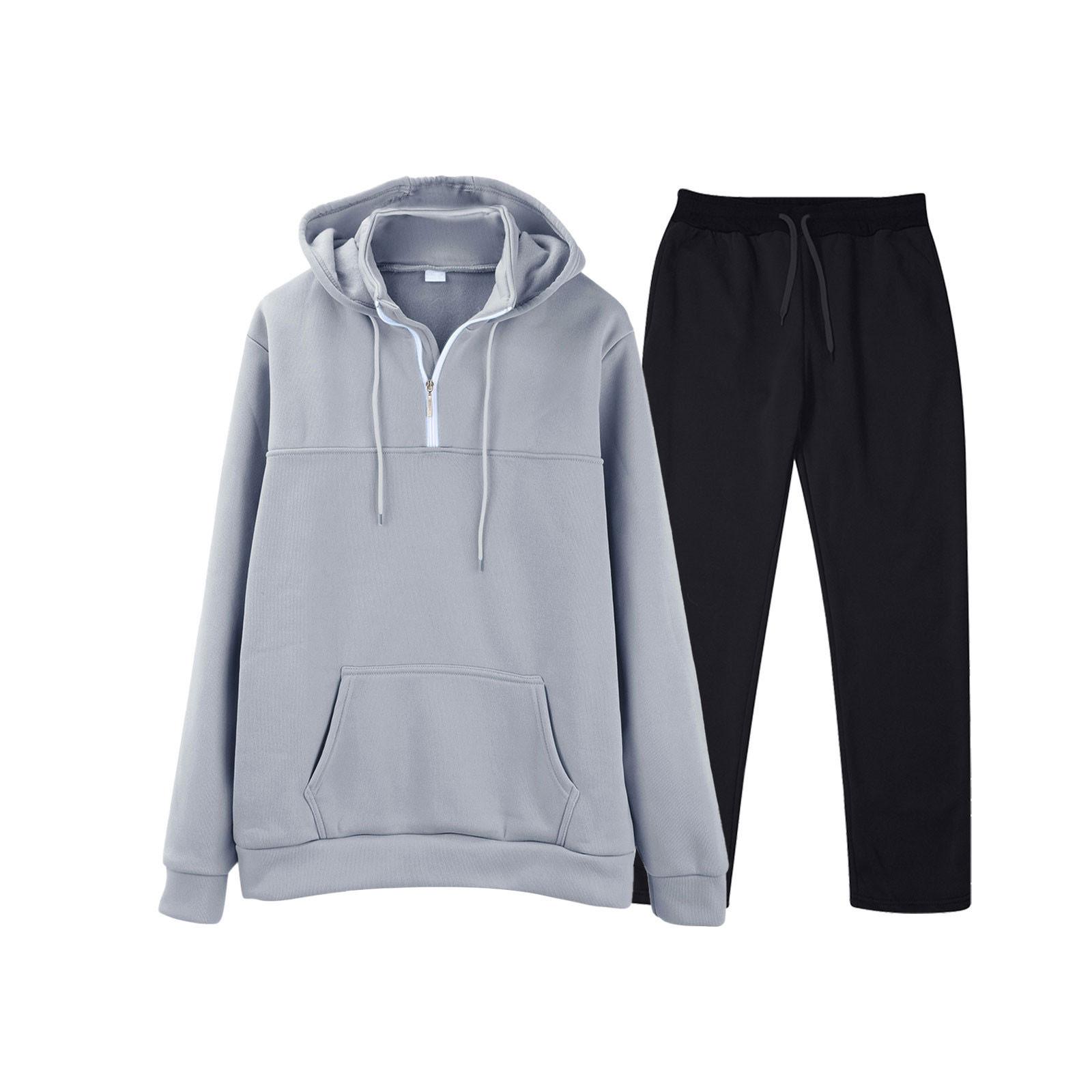 Men s Solid Color Padded Long Sleeve Sweatshirt Long Pants Set Standing Collar Hooded Sports Sweatshirt + Sweatpants XXXL світло-сірий колір
Men s Solid Color Padded Long Sleeve Sweatshirt Long Pants Set Standing Collar Hooded Sports Sweatshirt + Sweatpants XXXL світло-сірий колір