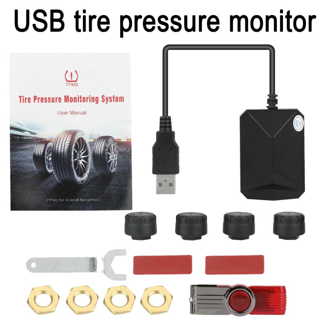 Беспроводная система контроля давления в шинах Lvye TPMS USB с 4 внешними датчиками для Android
Беспроводная система контроля давления в шинах Lvye TPMS USB с 4 внешними датчиками для Android