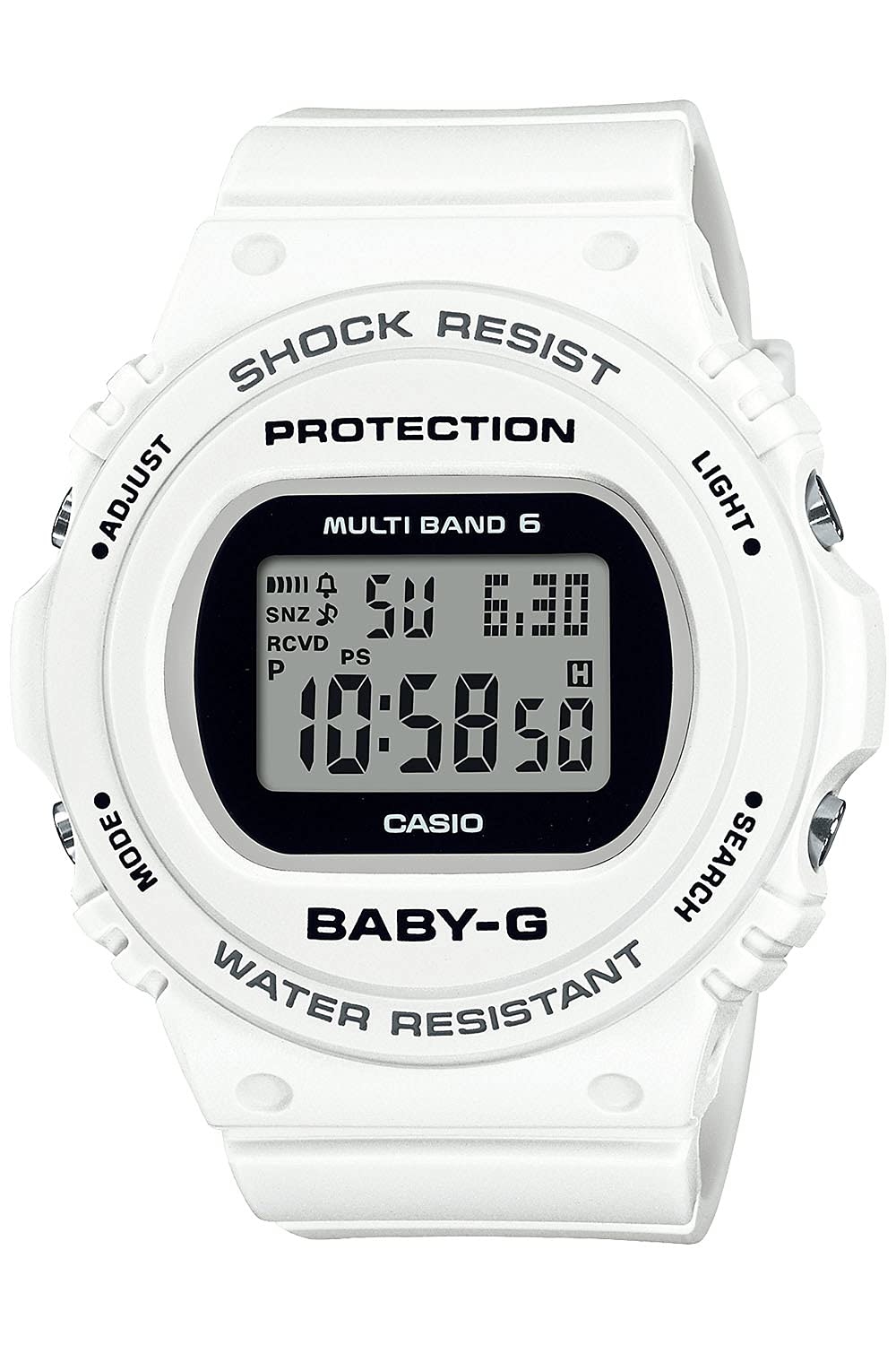 Часы Casio Солнечные Супер Иллюминатор Тип Светодиодные Baby-G BGD-5700U-7BJF Женские Белые, Радиоуправляемые с Питанием, (Свет высокой яркости) белый
Часы Casio Солнечные Супер Иллюминатор Тип Светодиодные Baby-G BGD-5700U-7BJF Женские Белые, Радиоуправляемые с Питанием, (Свет высокой яркости) белый
