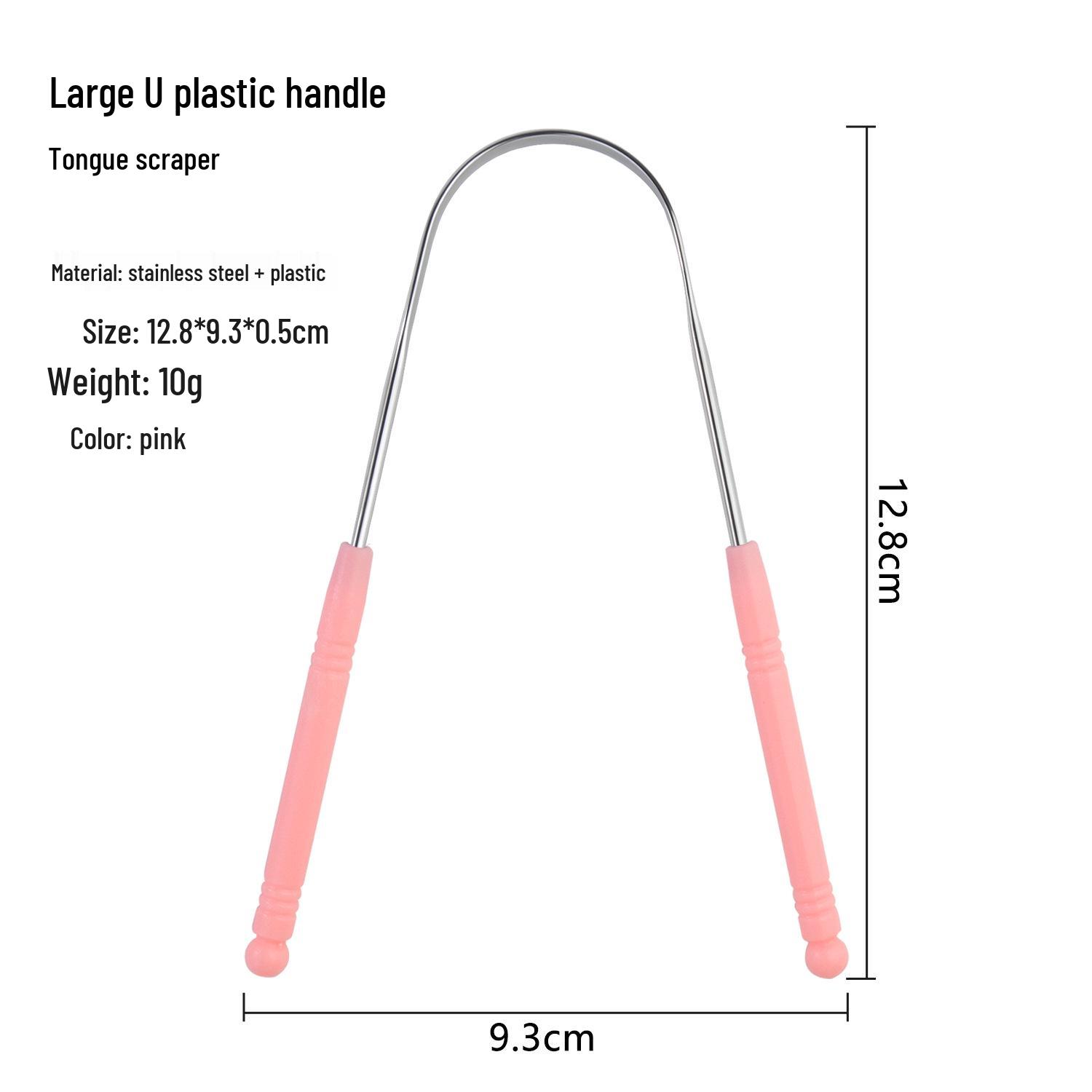 Stainless Steel U-Shaped Tongue Scraper - Antibacterial Oral Care Cleaner
Stainless Steel U-Shaped Tongue Scraper - Antibacterial Oral Care Cleaner