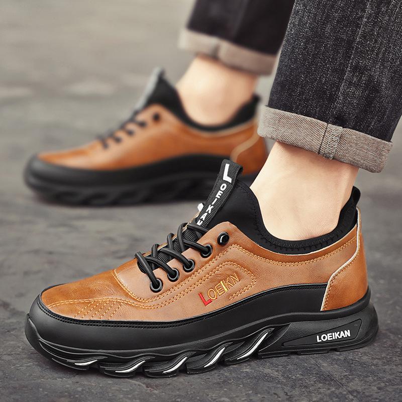 Luxury Men s Sneakers Trend Men s Casual Shoes Leather Elastic Band Driving Shoes Outdoor Wear-Resistant Sports Shoe Large Size 39
Luxury Men s Sneakers Trend Men s Casual Shoes Leather Elastic Band Driving Shoes Outdoor Wear-Resistant Sports Shoe Large Size 39