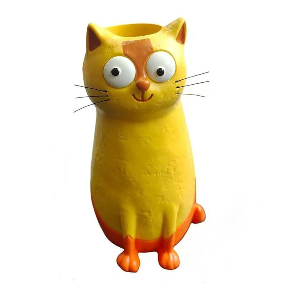 Handmade Whimsical Cat Vases Aesthetic Cat Flower Holder Cat Bud Vase Home Desktop Decor оранжевый
Handmade Whimsical Cat Vases Aesthetic Cat Flower Holder Cat Bud Vase Home Desktop Decor оранжевый