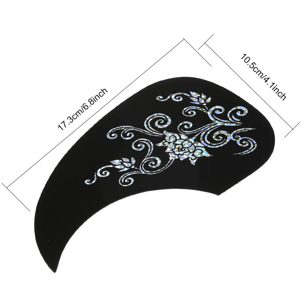 2Pcs Comma Shape Pickguard Pick Guard Sticker for Acoustic Guitar (Silver Vine)
2Pcs Comma Shape Pickguard Pick Guard Sticker for Acoustic Guitar (Silver Vine)