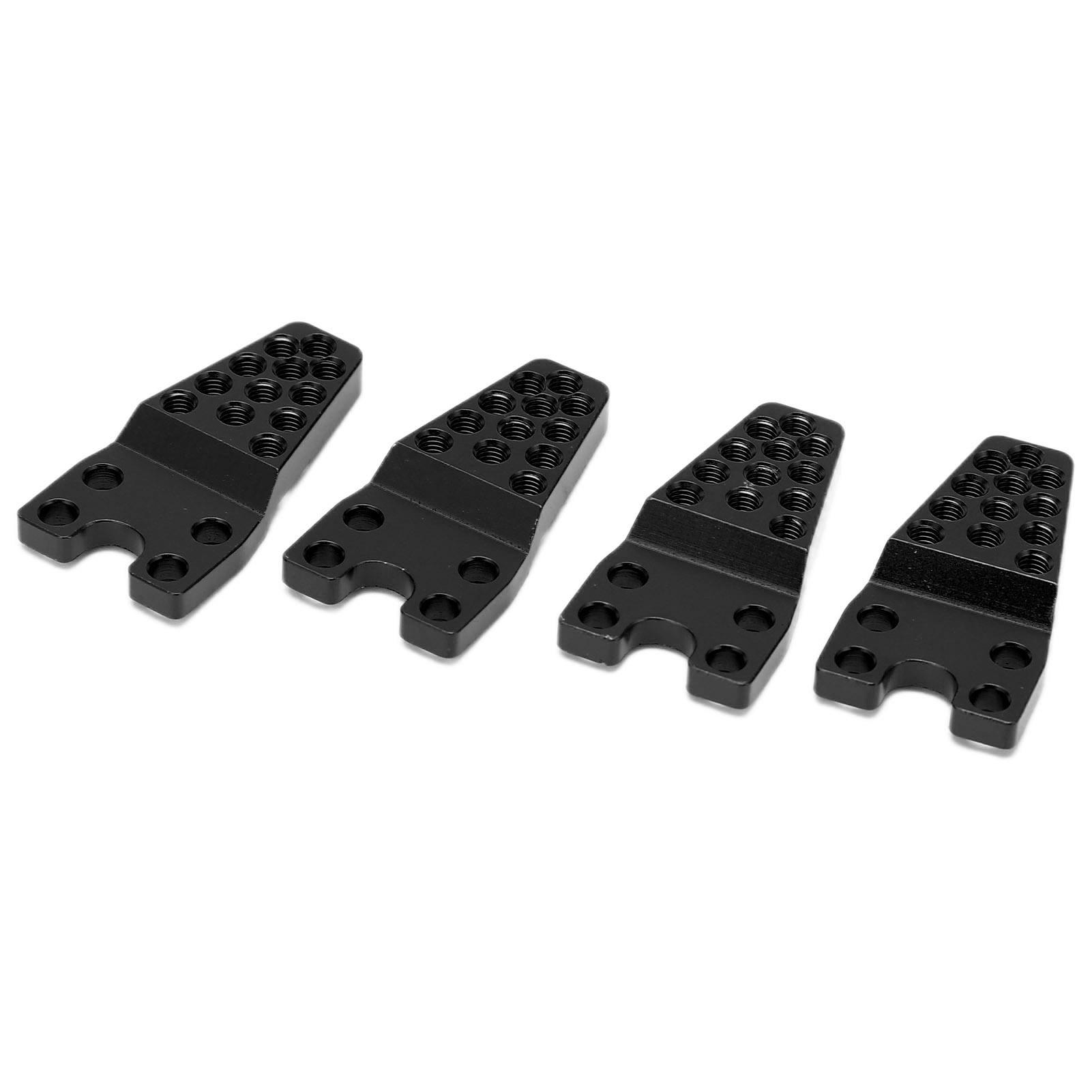 4pcs RC Car Aluminum Alloy Shock Absorber Mount for SCX10 1 10 RC Crawler Upgrade Parts Black
4pcs RC Car Aluminum Alloy Shock Absorber Mount for SCX10 1 10 RC Crawler Upgrade Parts Black
