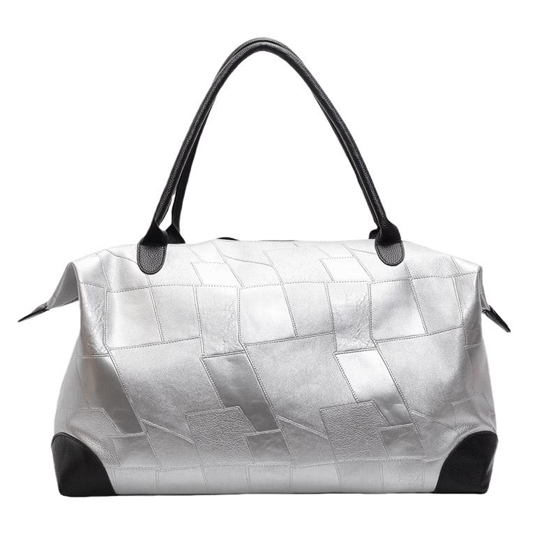 Дорожная сумка большой вместимости, сумка для багажа, спортивная сумка для фитнеса, женская мягкая кожаная сумка-тоут серебряный
Дорожная сумка большой вместимости, сумка для багажа, спортивная сумка для фитнеса, женская мягкая кожаная сумка-тоут серебряный
