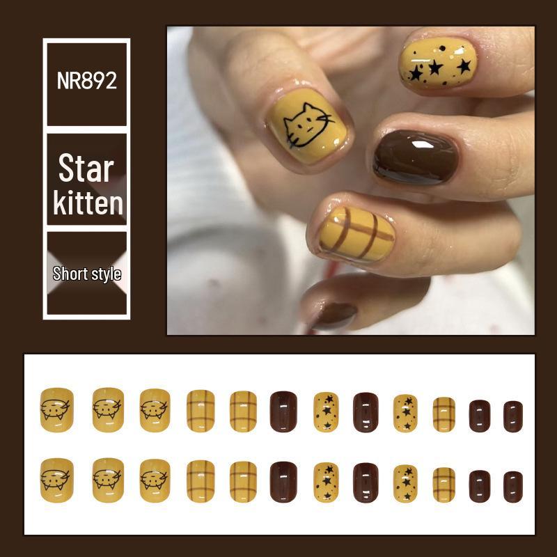Наклейки для ногтей Star Kitten в темную клетку – Короткий, простой, милый и крутой стиль для осени и зимы
Наклейки для ногтей Star Kitten в темную клетку – Короткий, простой, милый и крутой стиль для осени и зимы