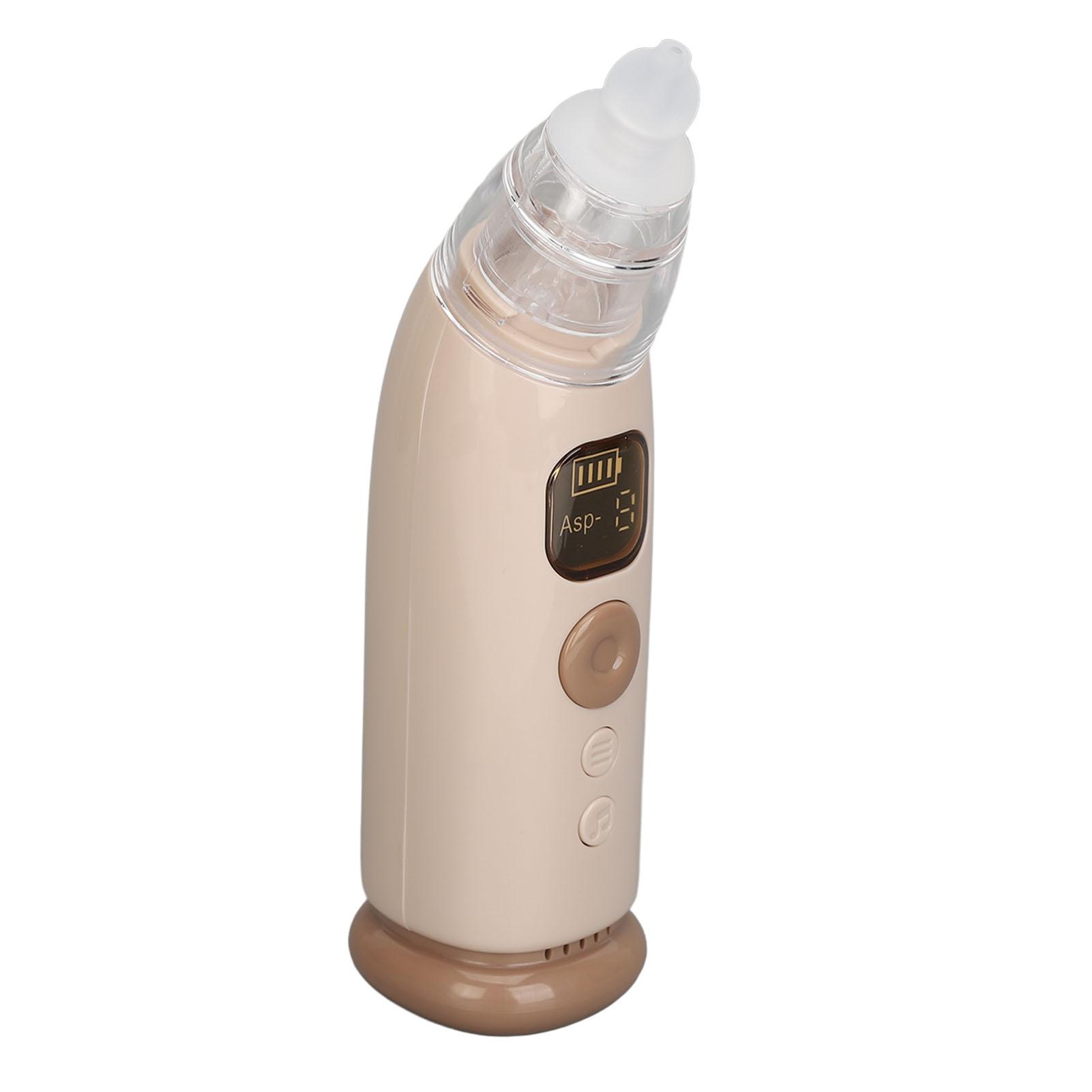 Infant Nasal Aspirator 3 Suction Levels Silicone Tip Baby Nose Care Machine with Soothe Music Light
Infant Nasal Aspirator 3 Suction Levels Silicone Tip Baby Nose Care Machine with Soothe Music Light