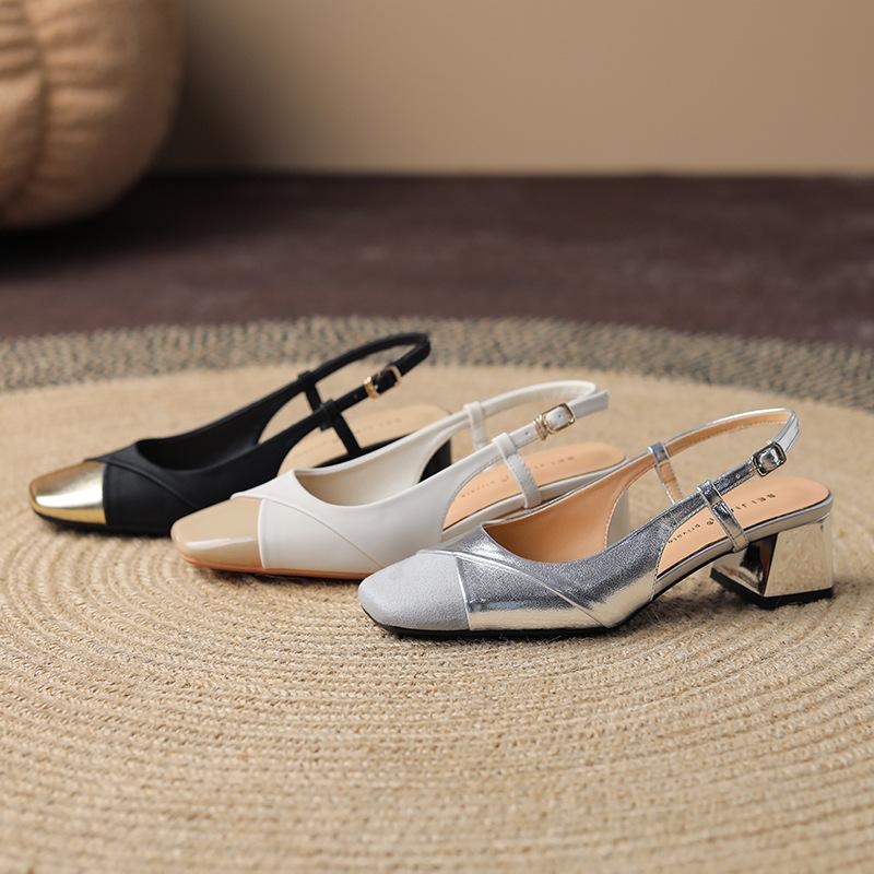 Giant exquisite bag head sandals women s thick heel square head sheepskin medium heel color matching Mary Jane shoes summer 39
Giant exquisite bag head sandals women s thick heel square head sheepskin medium heel color matching Mary Jane shoes summer 39
