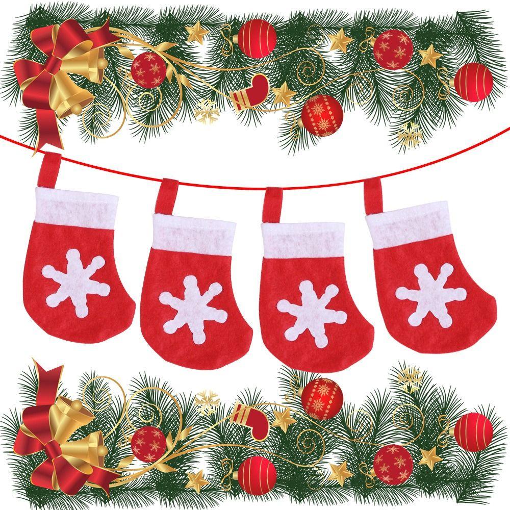 6Pcs Mini Snowflake Sock Tablewar Holder Non-woven Fabric Xmas Tree Decoration Household
6Pcs Mini Snowflake Sock Tablewar Holder Non-woven Fabric Xmas Tree Decoration Household