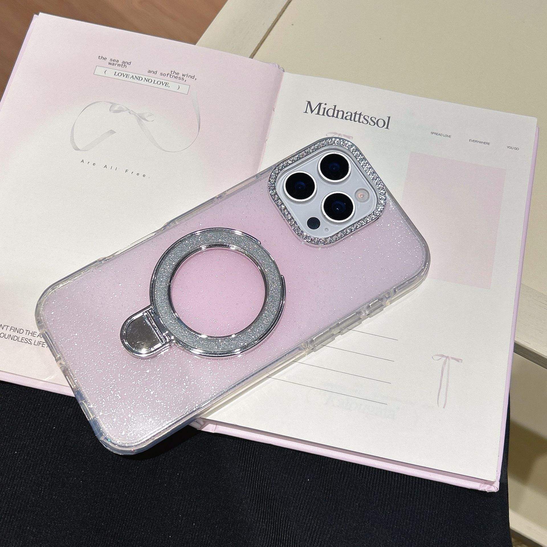 Epoxy Gradient Glitter Suitable for iPhone 16 Pro Max Phone Case Apple 17 Rhinestone Rotating Stand 14/15 17Air(without Packaging
Epoxy Gradient Glitter Suitable for iPhone 16 Pro Max Phone Case Apple 17 Rhinestone Rotating Stand 14/15 17Air(without Packaging