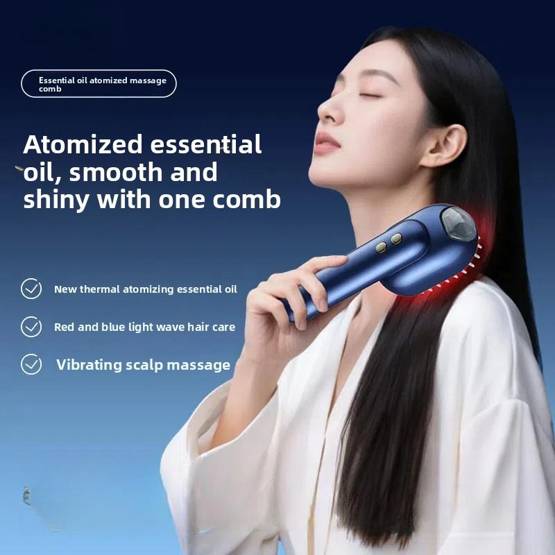 New Smart Scalp Massage Comb Essential Oil Treatment Fog Hair Care Vibration Massage Scalp Care Red Blue Light
New Smart Scalp Massage Comb Essential Oil Treatment Fog Hair Care Vibration Massage Scalp Care Red Blue Light