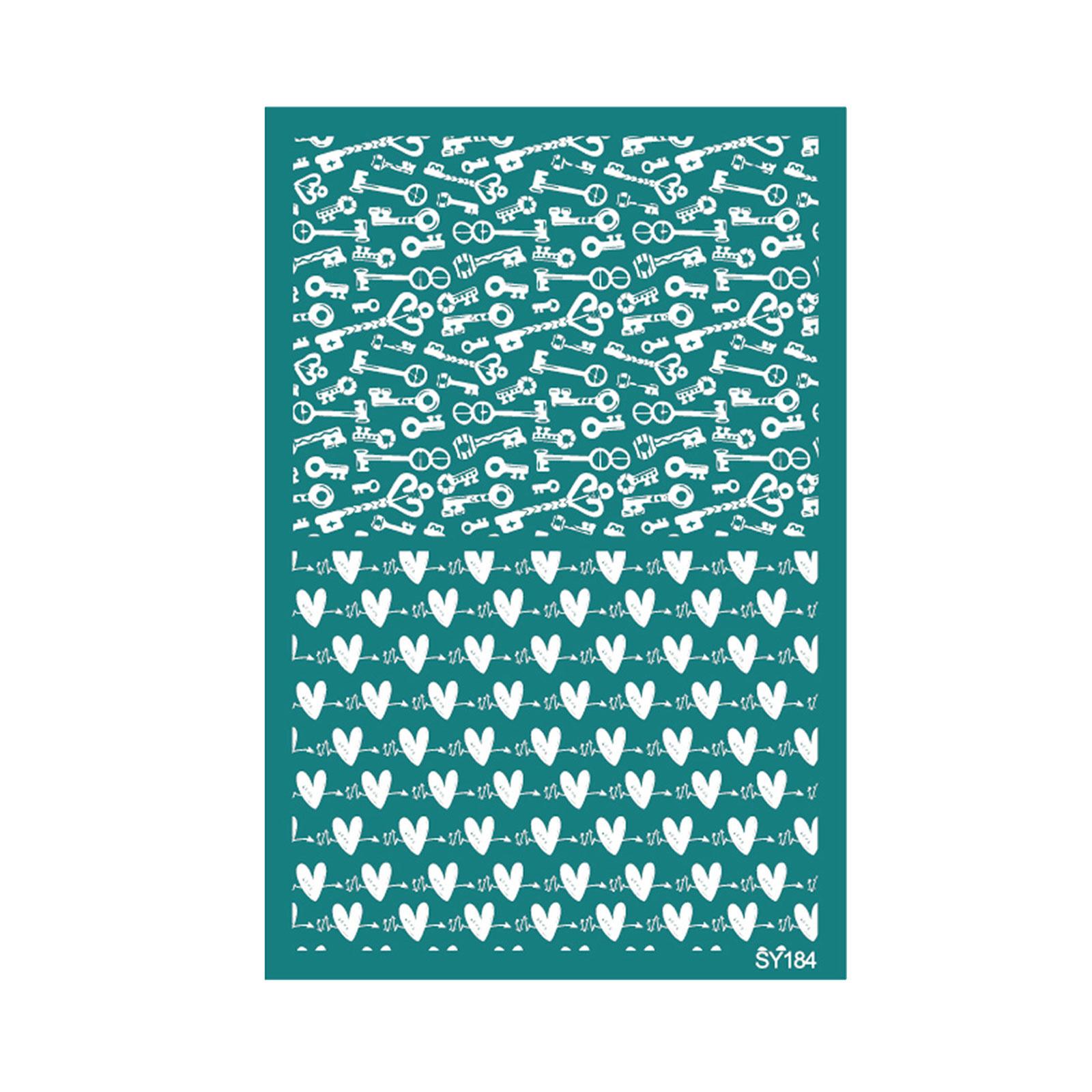 Reusable Silk Screen Stencils Valentines Day Silkscreen Printing Stencils Earrings Transfers Stencils for Craft Making F
Reusable Silk Screen Stencils Valentines Day Silkscreen Printing Stencils Earrings Transfers Stencils for Craft Making F